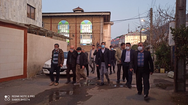 بازدید شهردار با اهالی محله کوی شهید چمران
